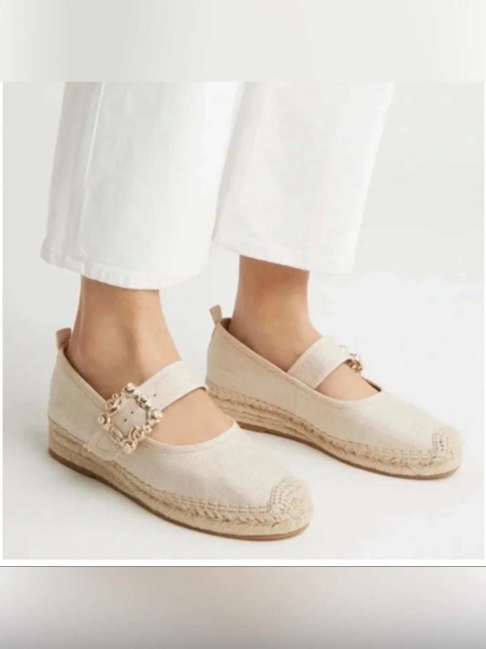 Sam Edelman Maddy Mary Jane Espadrille Shoes Women, Size: 11